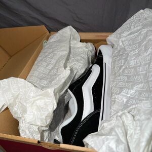 Vans Black and True White Old Skool Sneakers